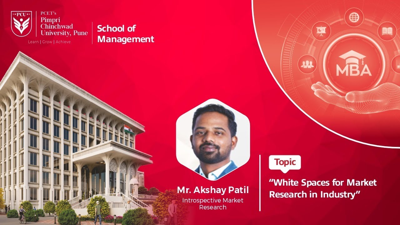 White Spaces for Market Research in Industry | PCU School of Management Guest Session