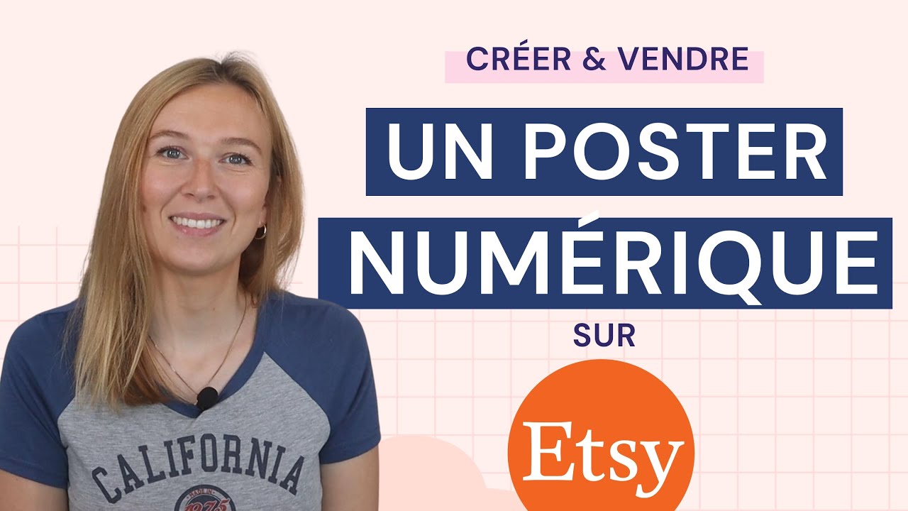 Comment créer un POSTER numérique et le vendre sur ETSY ? [formats, dimensions, mockup, création]