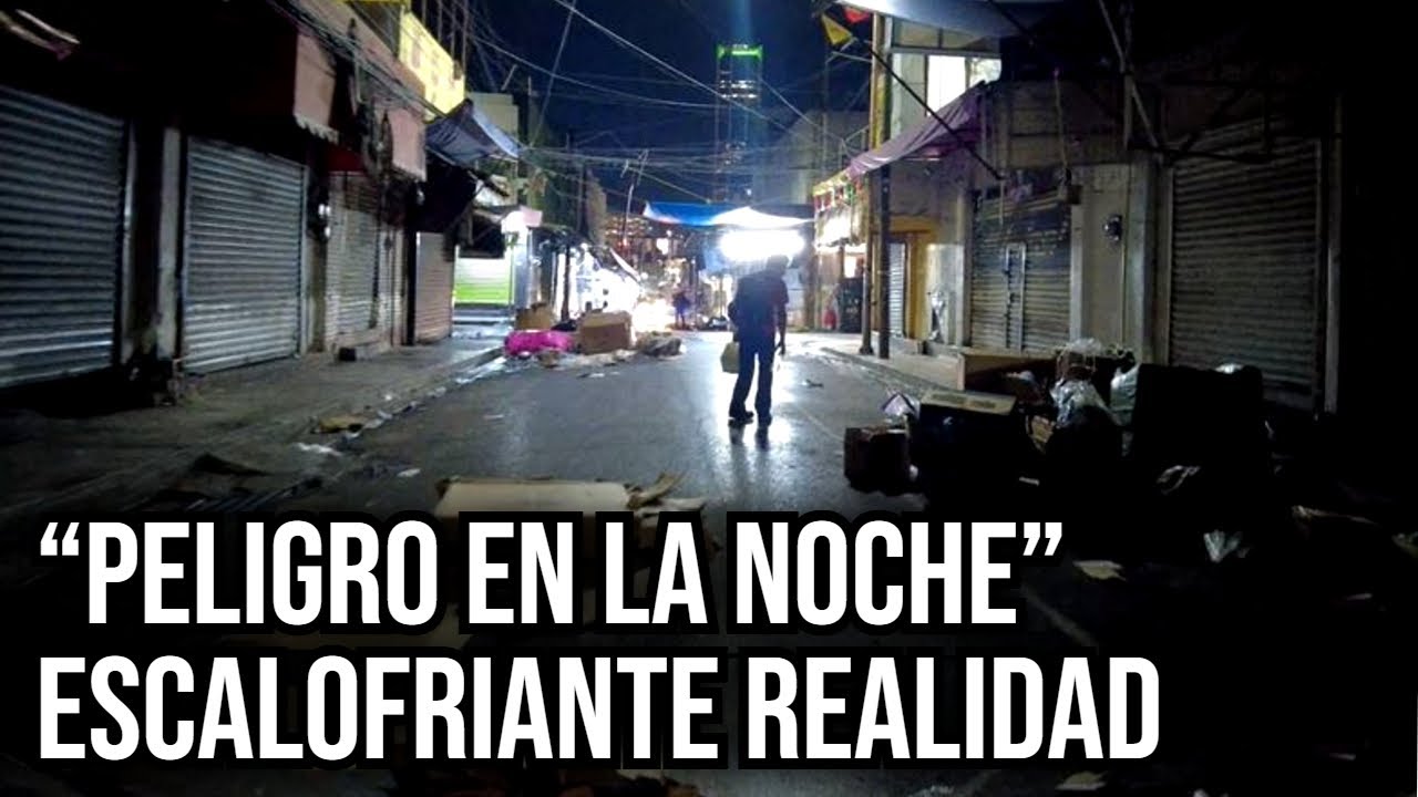 ¡PELIGROSO! 🚨 El lado PROHIBIDO de MONTERREY en 5 de Mayo y Colegio Civil DE NOCHE 🌙