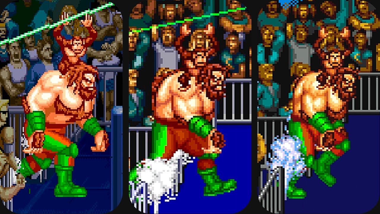 SATURDAY NIGHT SLAM MASTERS 🤼 Arcade vs SNES vs Mega Drive