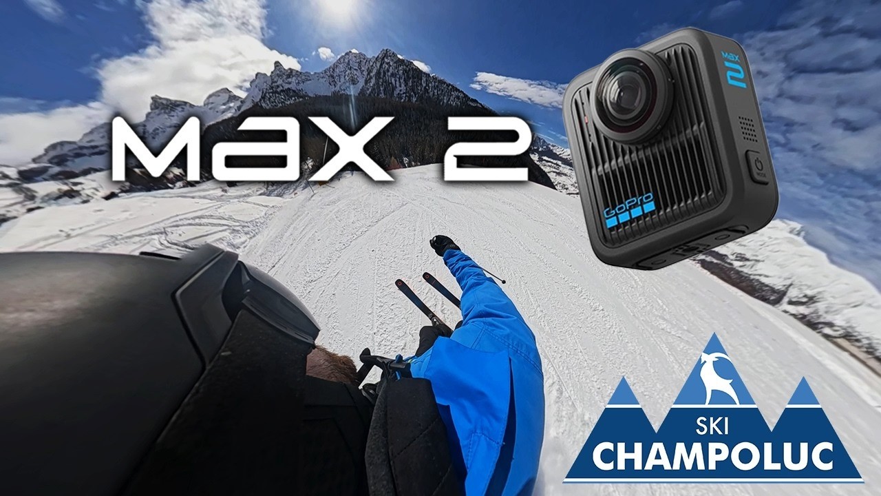 Go Pro Max 2 Testing | Ultra-Wide Skiing in Italy