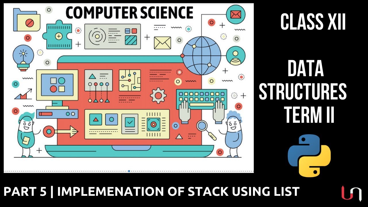 #5 Implementation of Stacks via Linear List | PUSH,POP | Data Structures | Computer Science Class 12