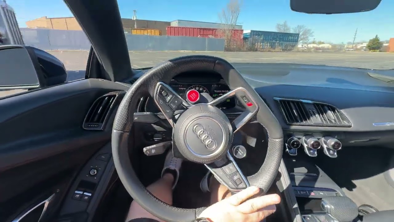 21 Audi R8 Cab Driving POV and Walkaround