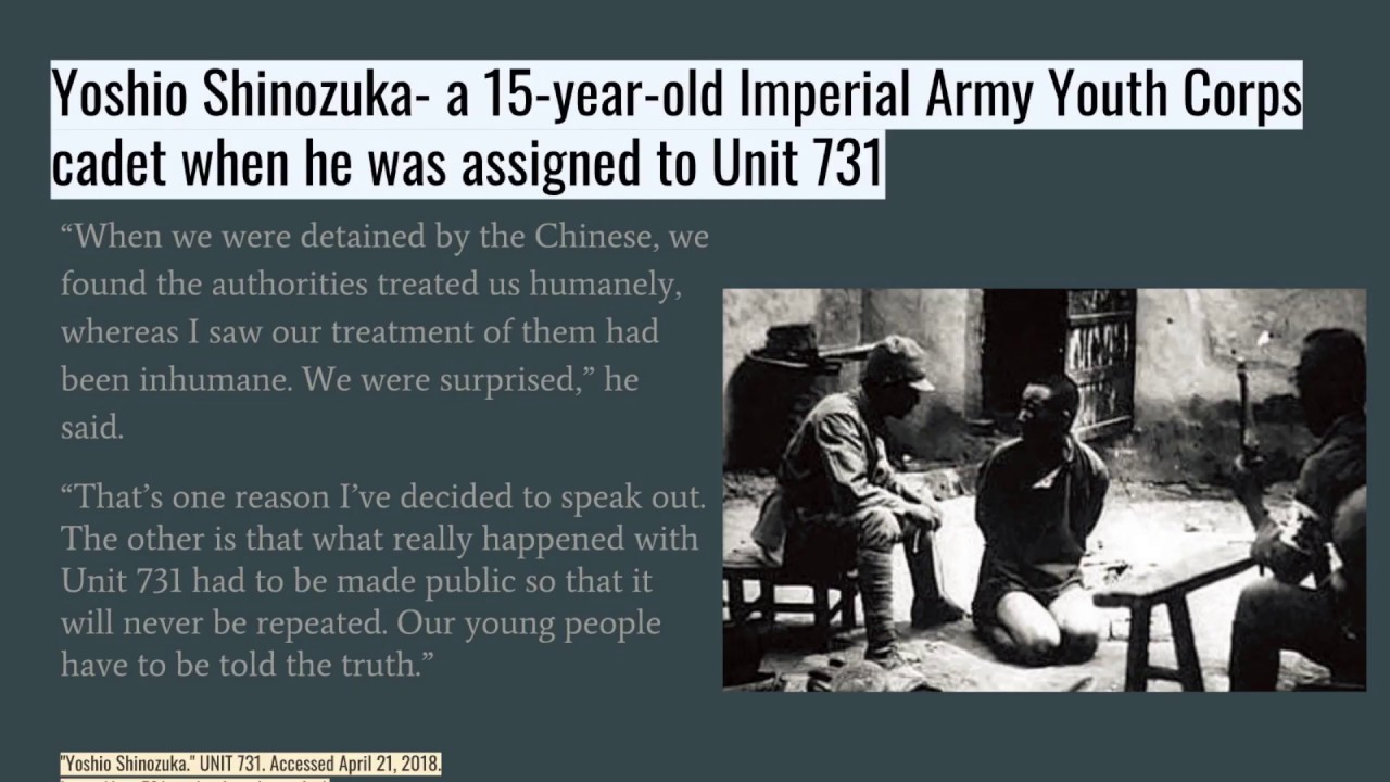 Scientific Ethics and Wartime: Nazi and Japanese Experiments in WWII- Group 1
