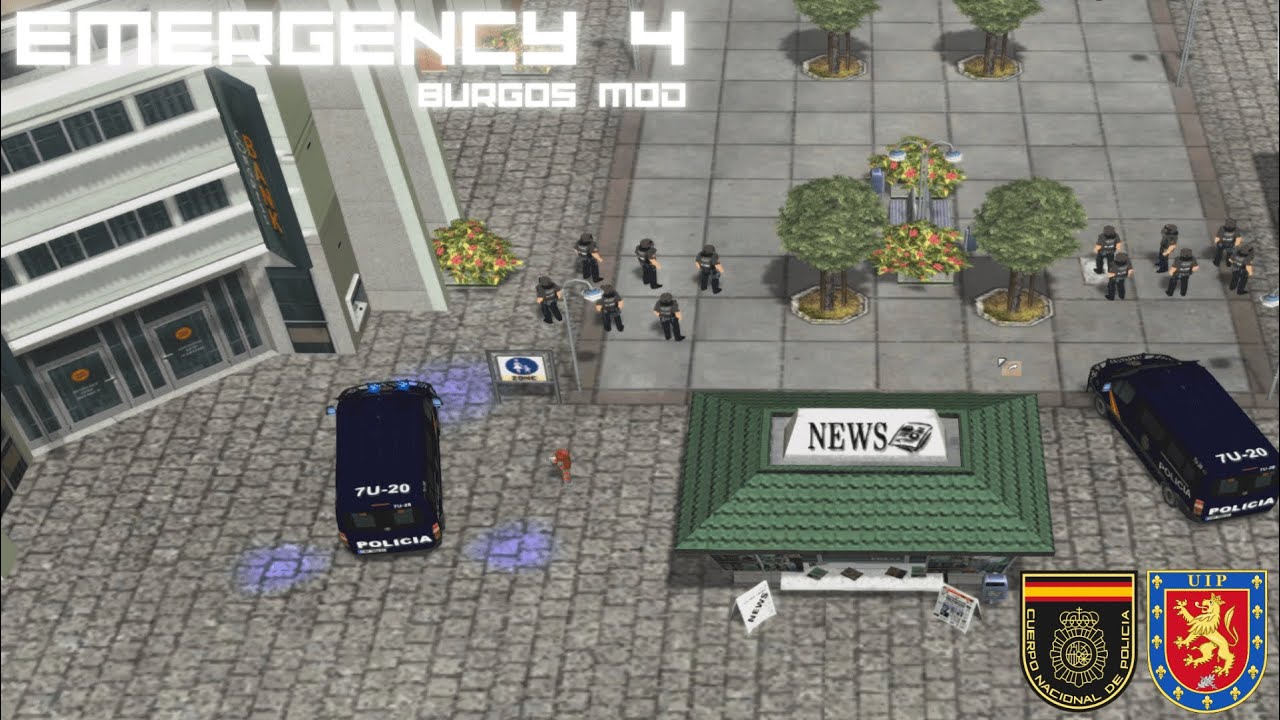 UIP Carga Contra Manifestantes | Emergency 4 | BURGOS MOD