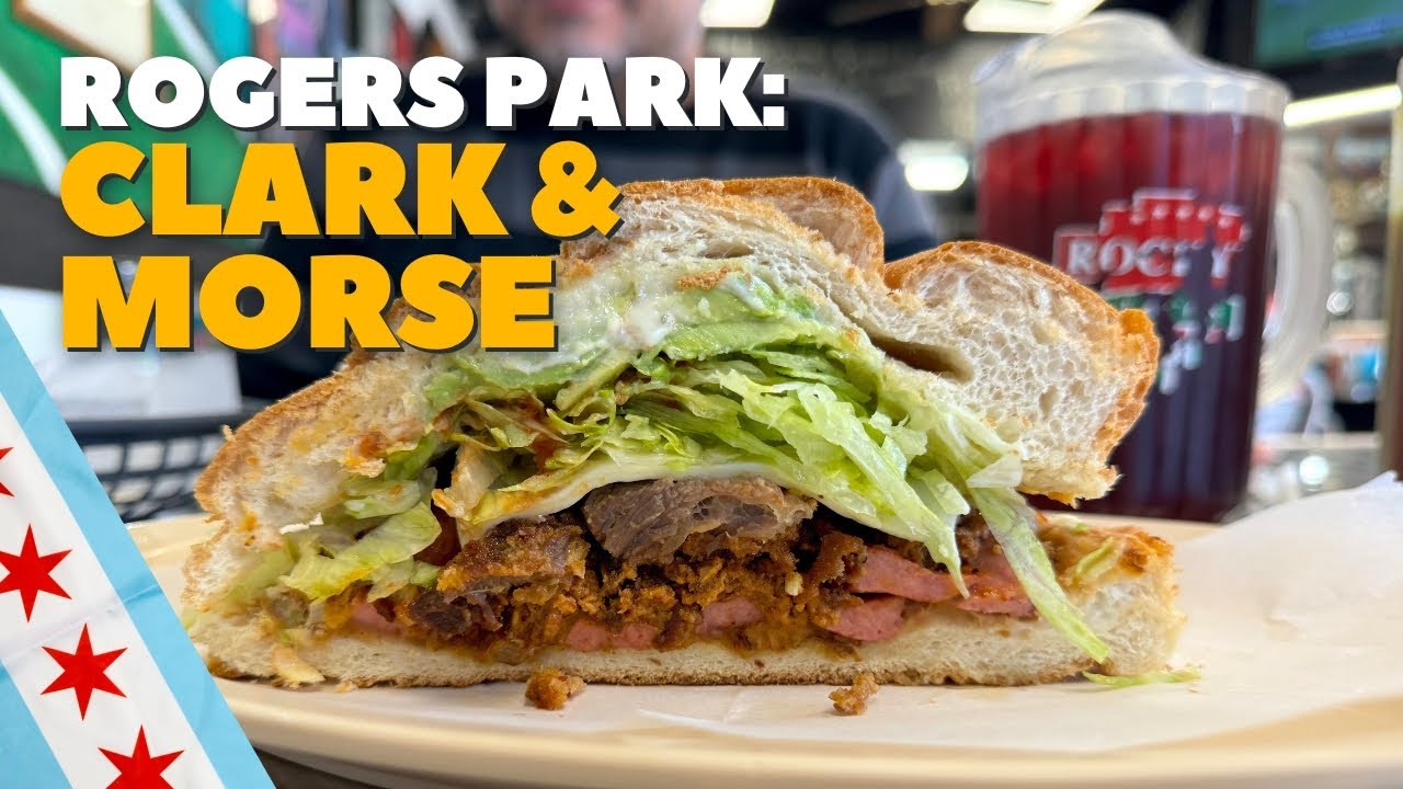 🇺🇸🇲🇽 Rogers Park Street Food &ndash; Going down Clark Street & Morse | Chicago Food