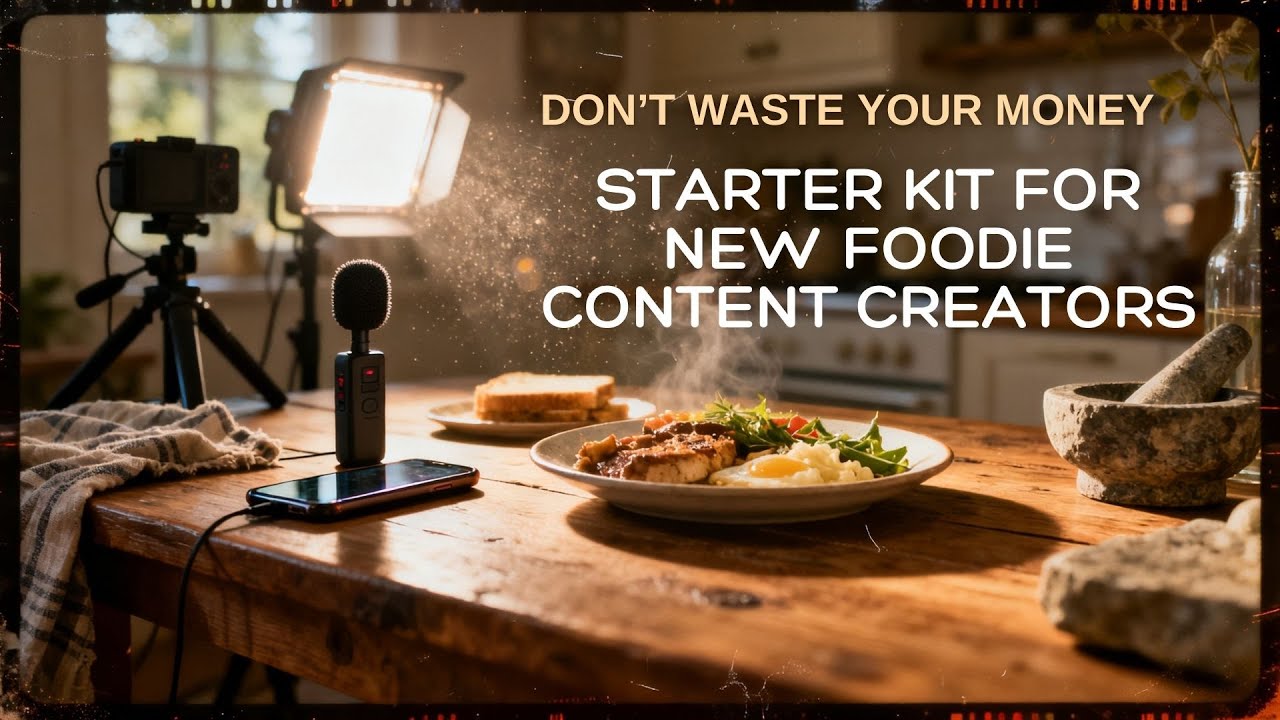 Foodie Content Creators: Must-Have Equipment for Beginners