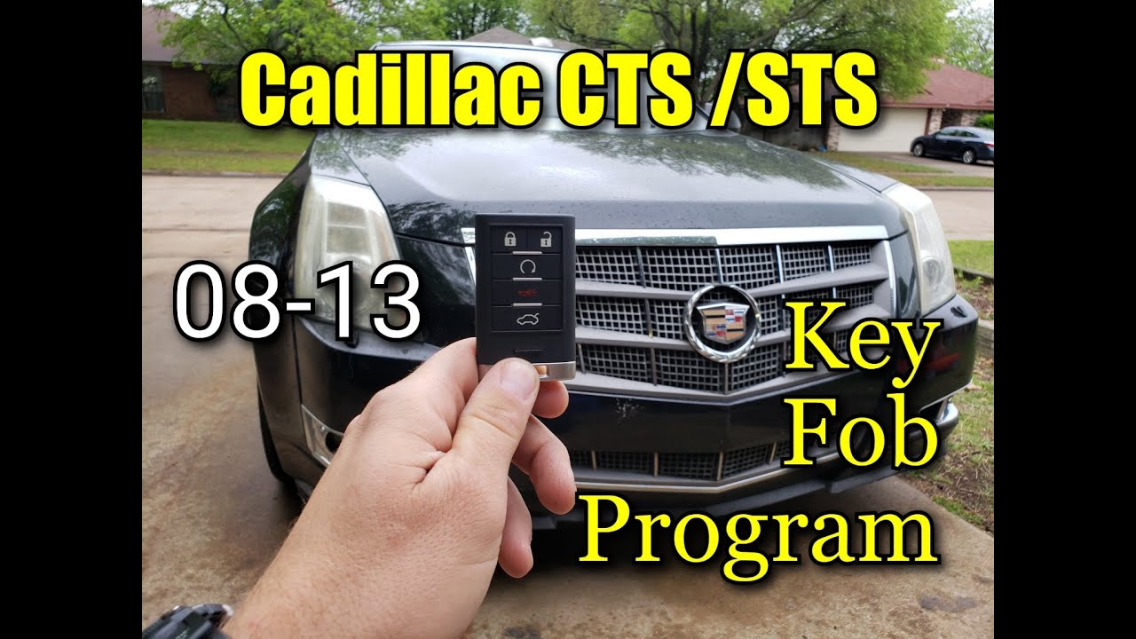 Программирование брелока Cadillac CTS STS для Cadillac 08-13