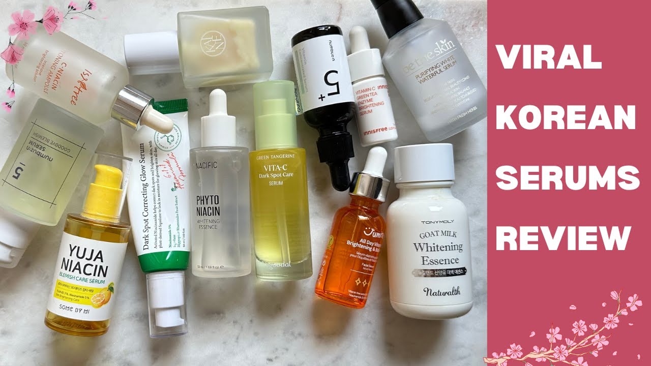 BEST Korean face SERUM for dark spots & Glowing skin ( RANKING & REVIEW )