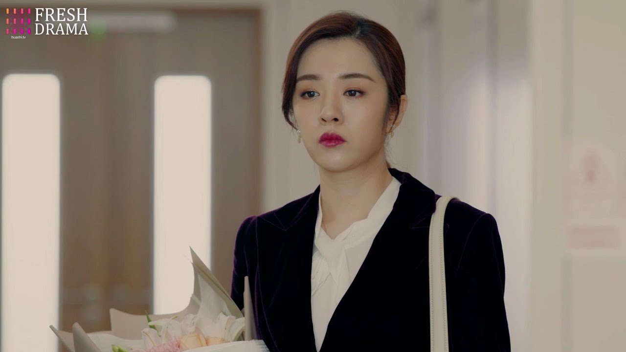 She visited him with a bunch of flowers, but saw him talking and laughing with that doctor...