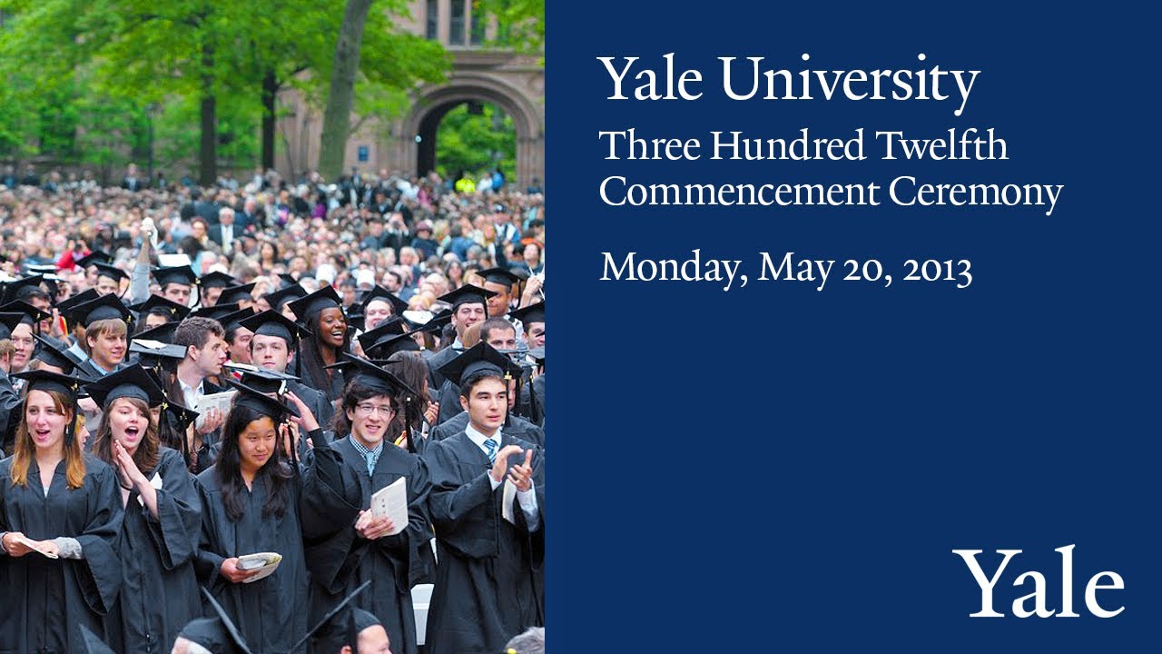 Yale Commencement Ceremony 2013