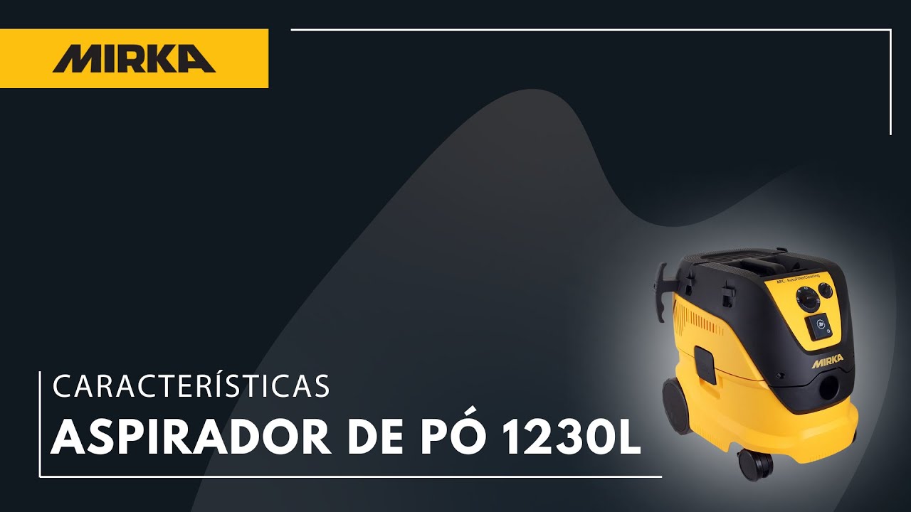 Características do Aspirador de Pó 1230L | Mirka
