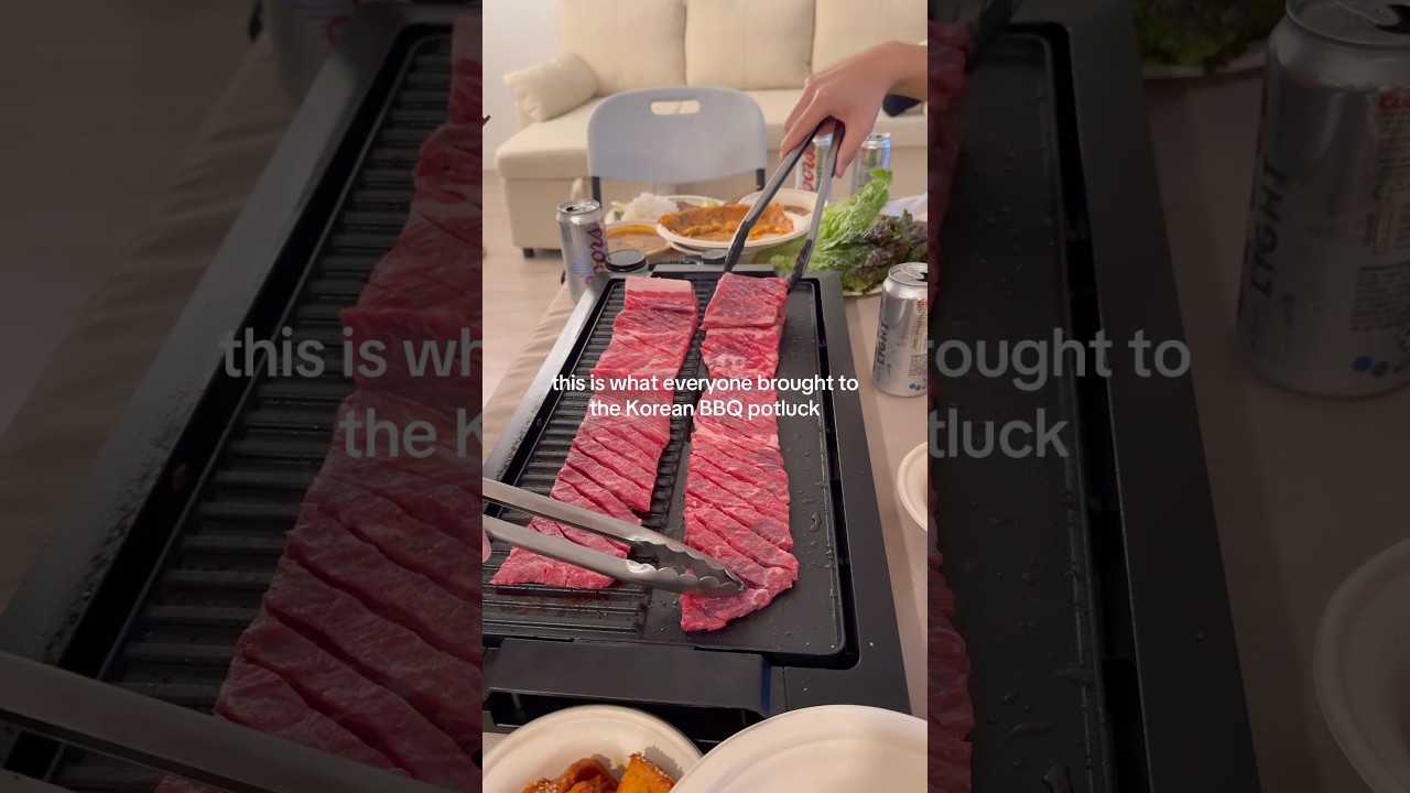 Korean BBQ potluck 