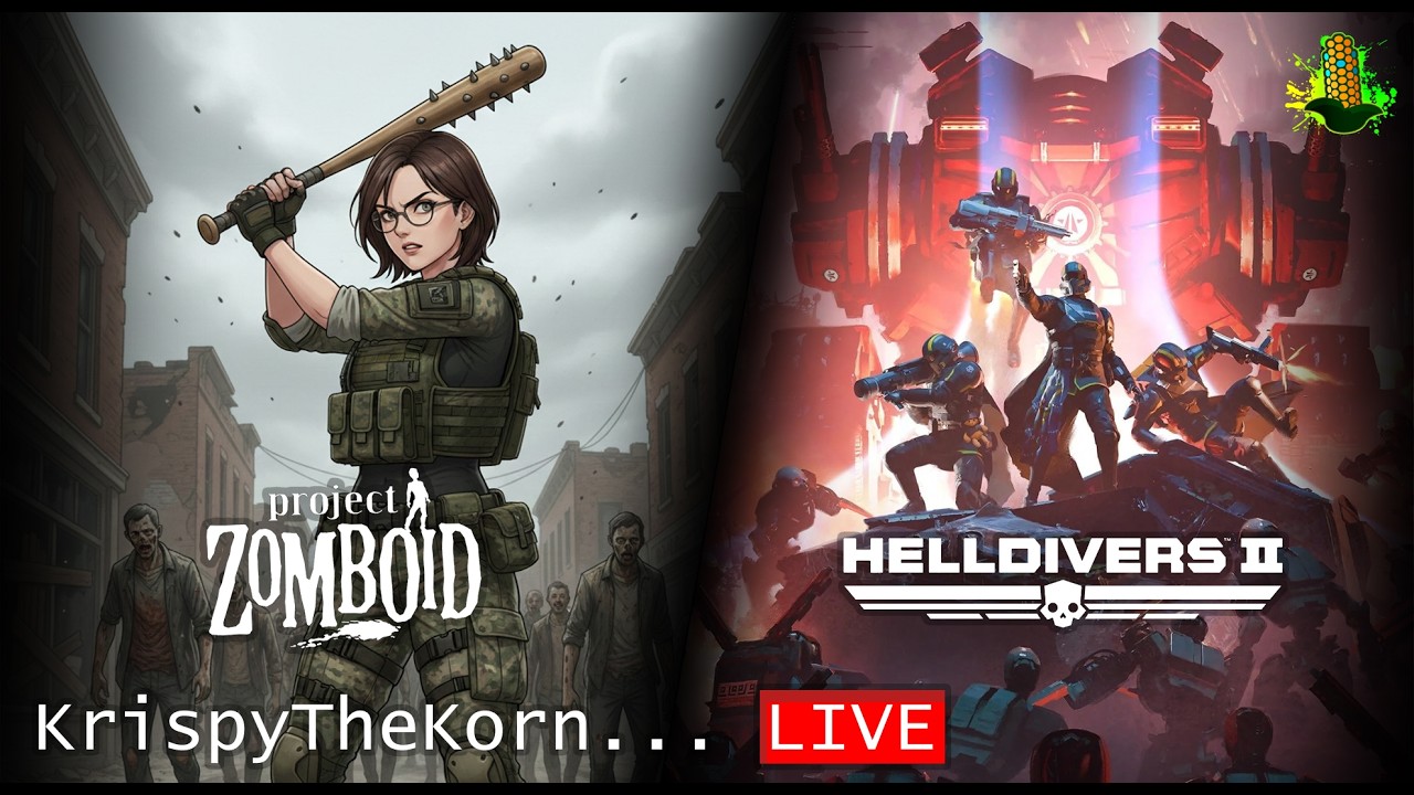 Two Game Tuesday!! Project Zomboid / Helldivers 2 1440p