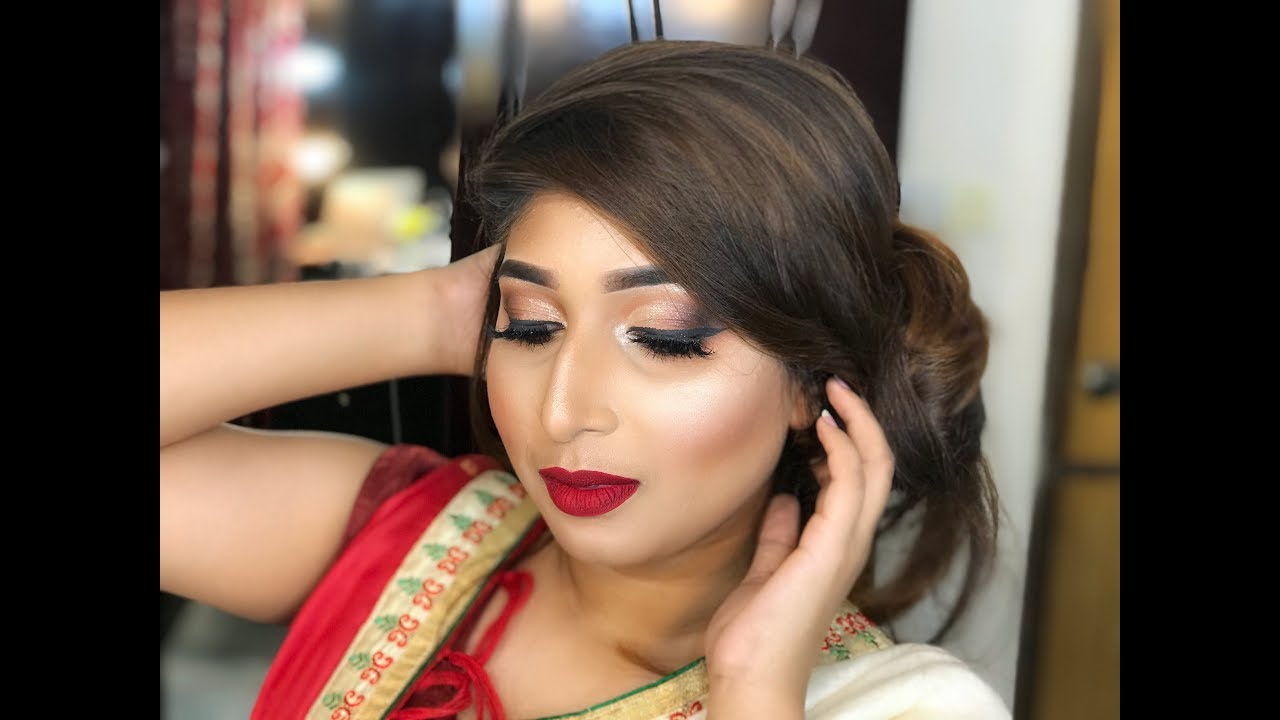 Durga Puja Makeup | GlamFreak by Farin