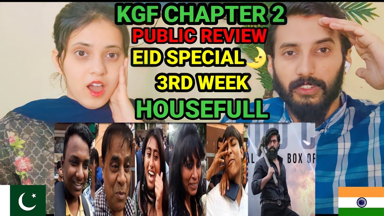 Pakistani Reacts To KGF CHAPTER 2 Public Reaction Eid Special Housefull