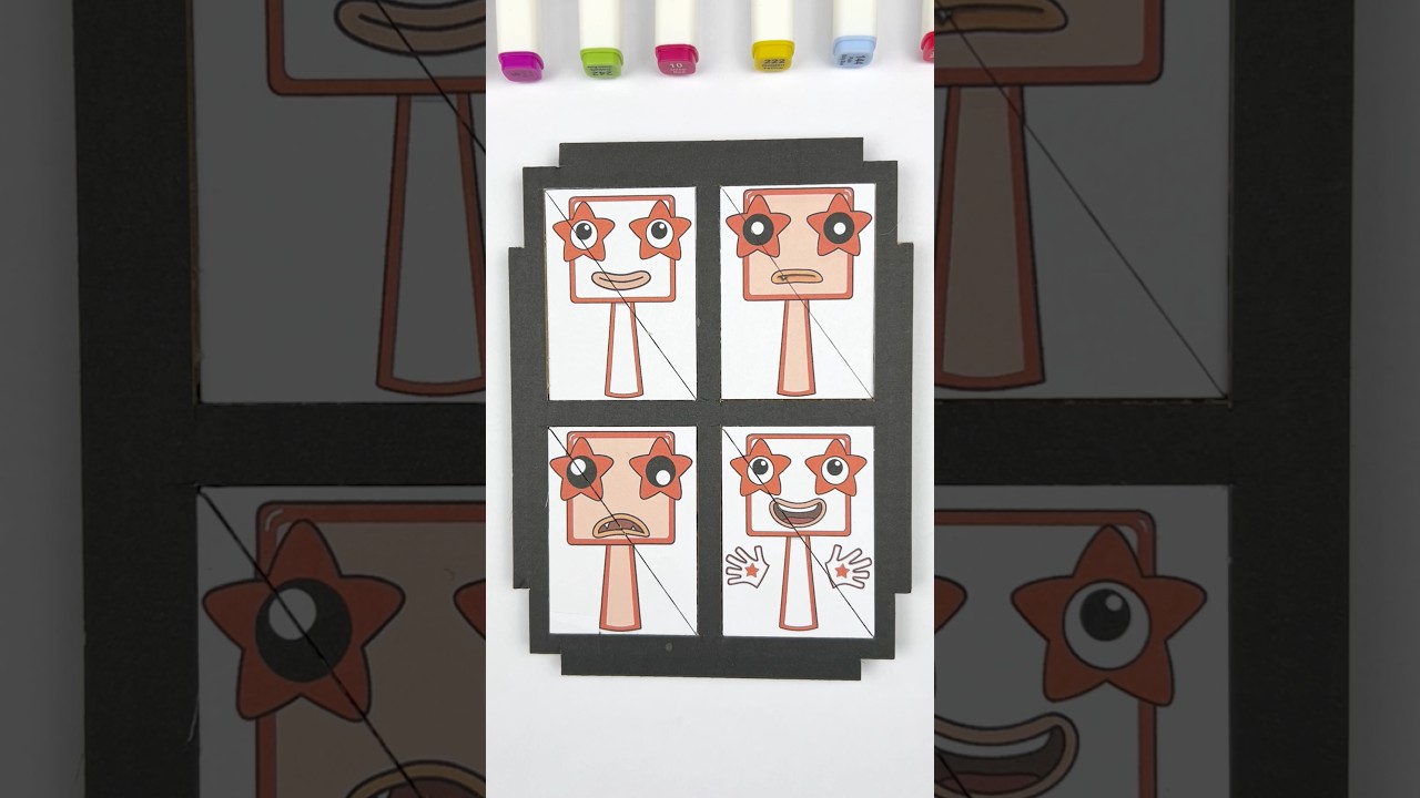 Sprunki OC Ten Numberblocks All Phases Cardboard Puzzle Solving Challenge 