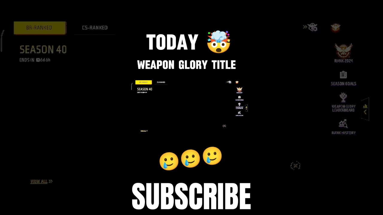 How to claim weapon glory title in Cs rank #freefire #csglorytitel #weaponglorytitle #shortsfreed