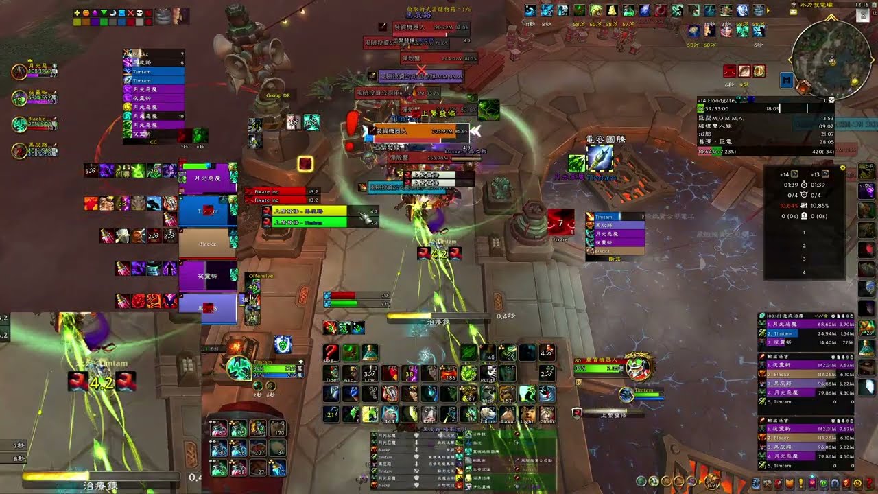 Floodgate +14 | Farseer resto shaman | WOW TWW S3