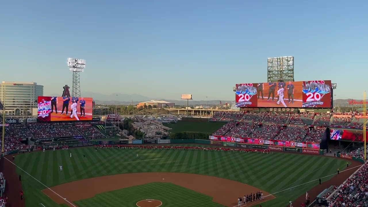 2022 Opening night at Angels home opener