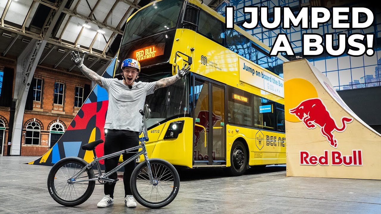 I JUMPED OVER A BUS!!!😳🔥