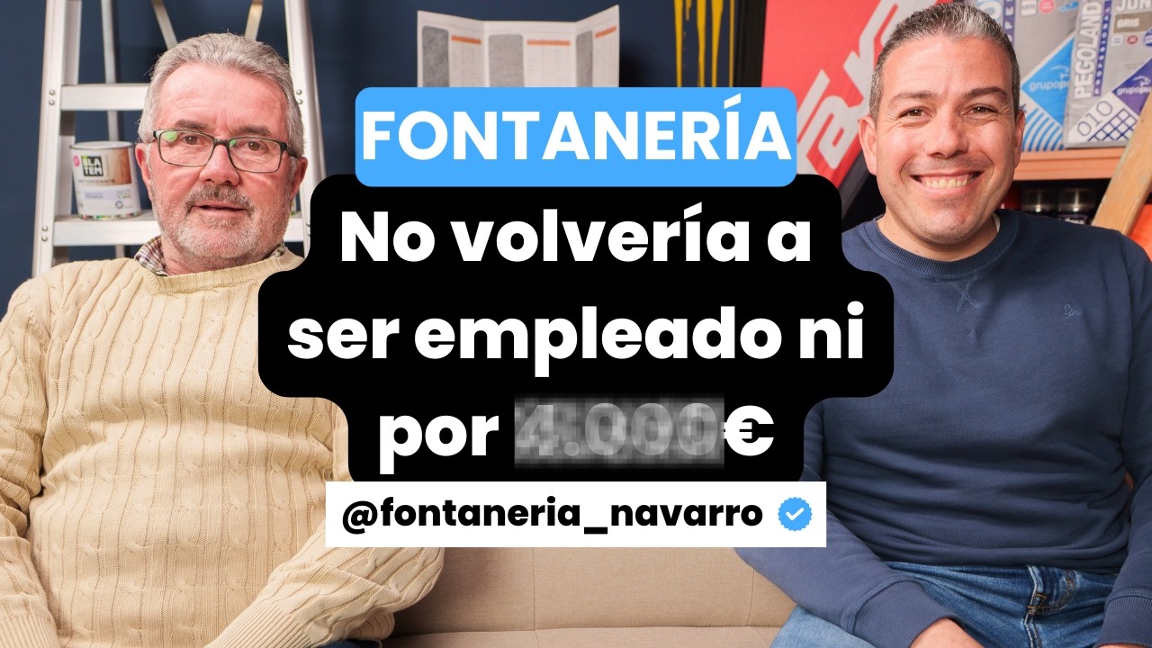 EP.47 FONTANERÍA | Dos generaciones en el mismo OFICIO | Padre e Hijo – Jubilado y Autónomo