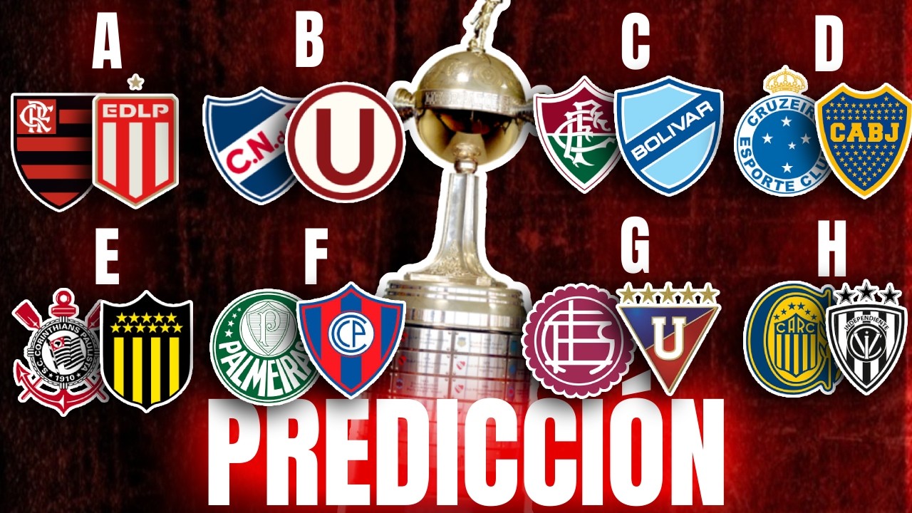 Estoy buscando el grupo de Alianza lima, ay&uacute;denme | Predicci&oacute;n COPA LIBERTADORES 2026 FASE DE GRUPOS