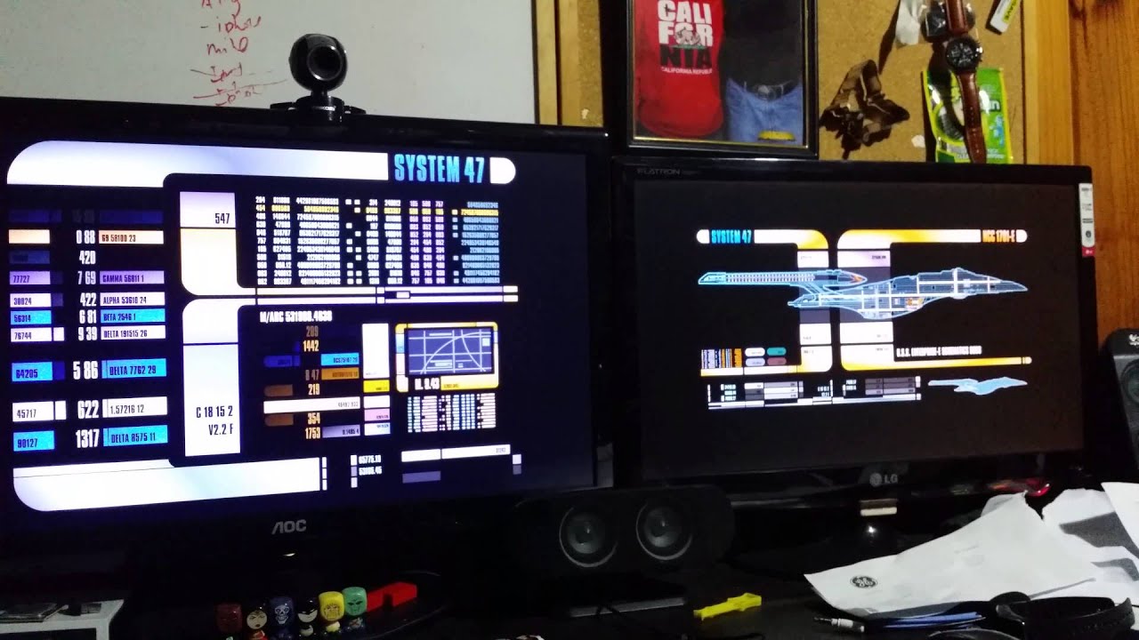 System 47 - A star trek screen saver
