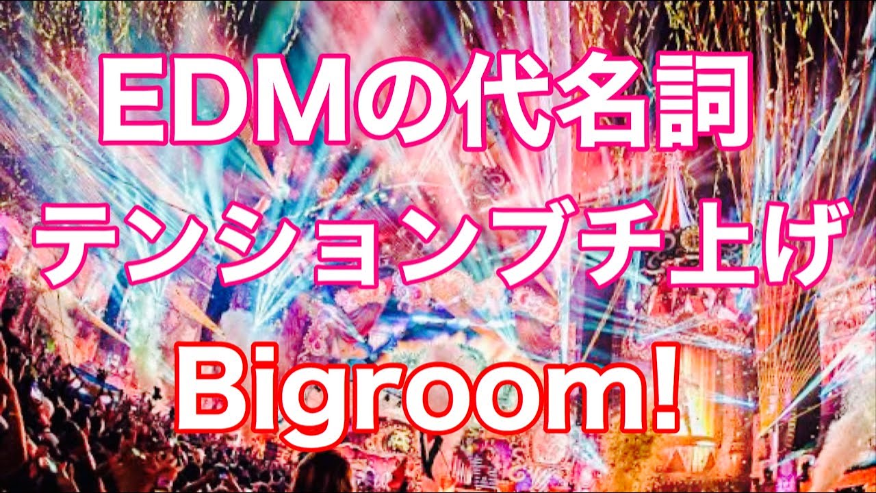 【重低音】超人気ジャンル！EDMの代名詞、Bigroom MIX！