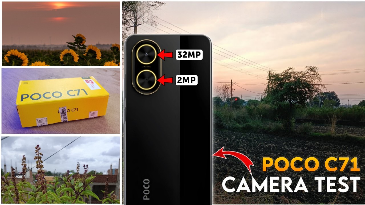 📸 POCO C71 Camera Test 🔥 | 32MP Real Photo + Video Quality | Portrait Mode & 2MP Lens Review!