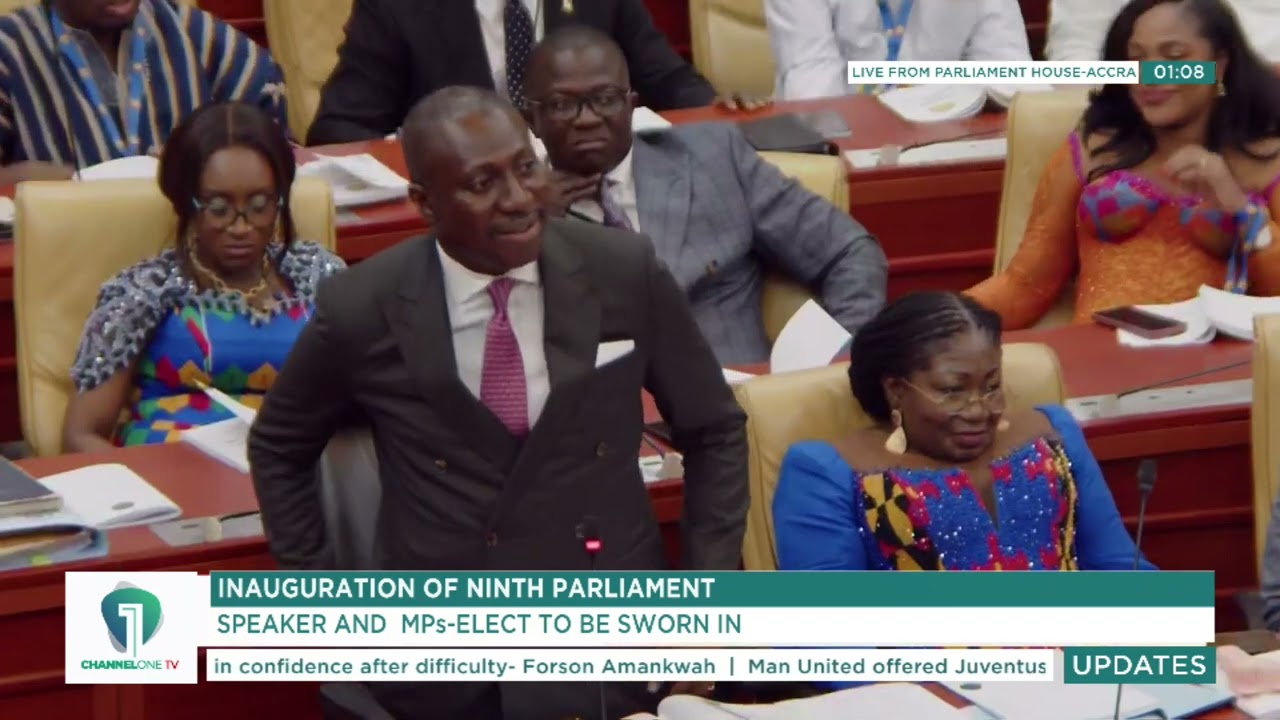 Ato Forson and Afenyo-Markin AGAIN!! 😱 DRAMA in Parliament Over Bagbin’s Speaker Seconding! 🔥
