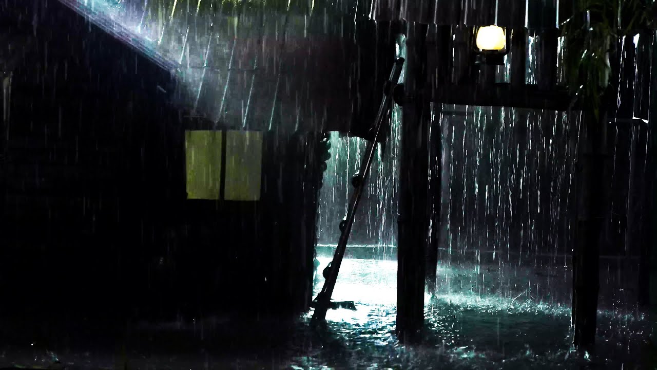 Ultimate Sleep Ambience 🌧️ Heavy Rain & Thunder on Tin Roof | No Ads, Black Screen