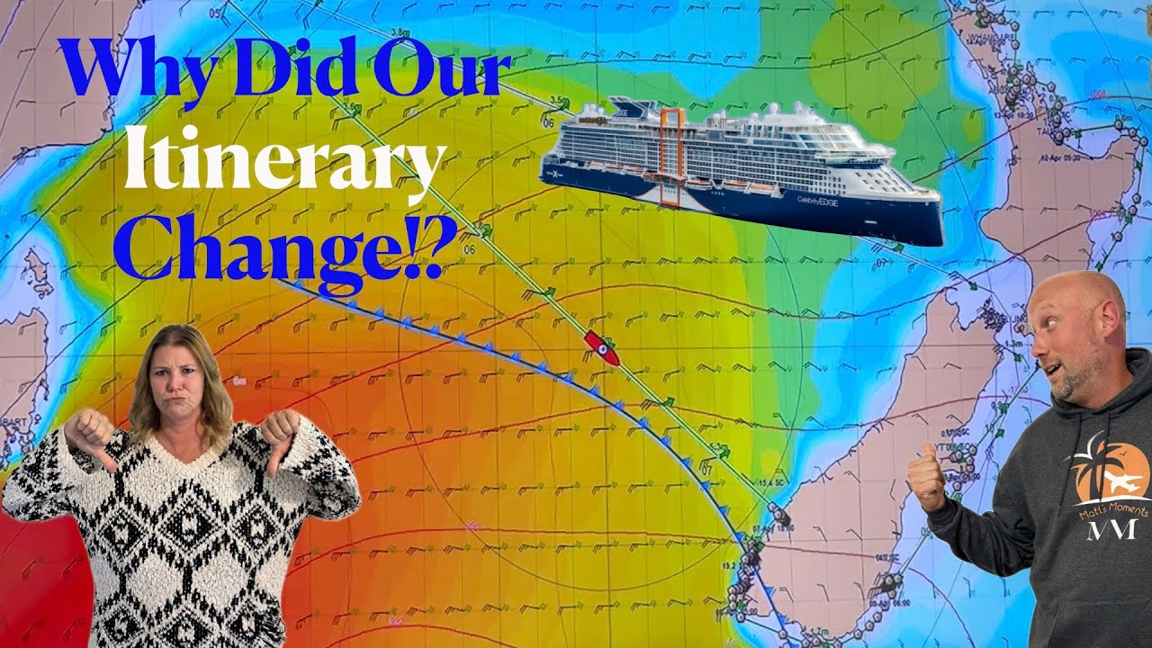 Шторм в море! Наш круиз Celebrity Edge в Новую Зеландию принимает неожиданный поворот