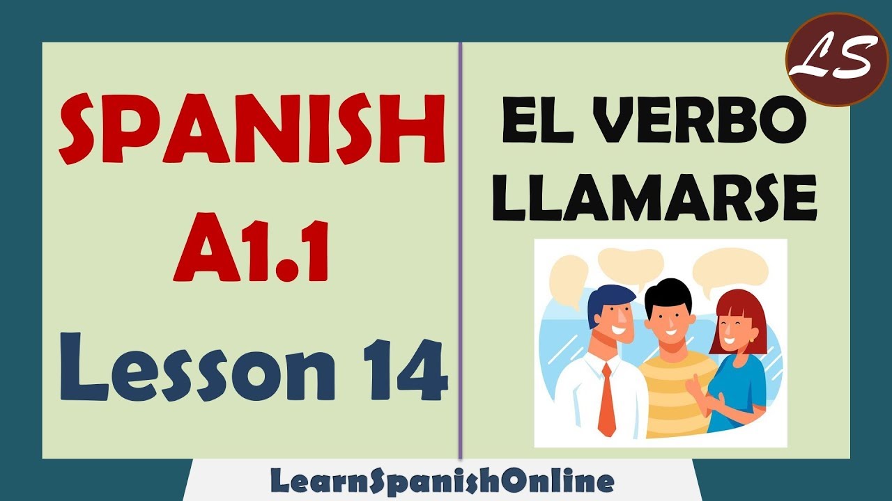 Verb LLAMARSE in Spanish | El verbo LLAMARSE en Espa&ntilde;ol | A1 - Lesson 14