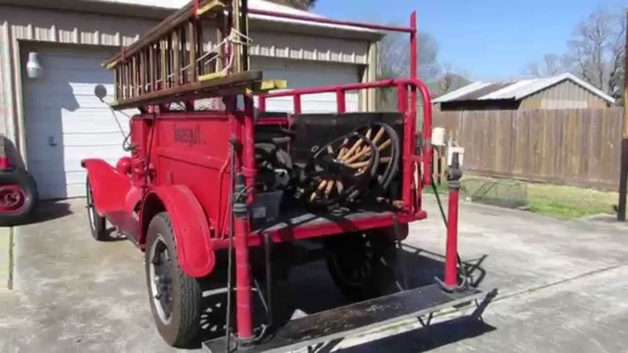 1924 Model TT Fire Truck before restoration