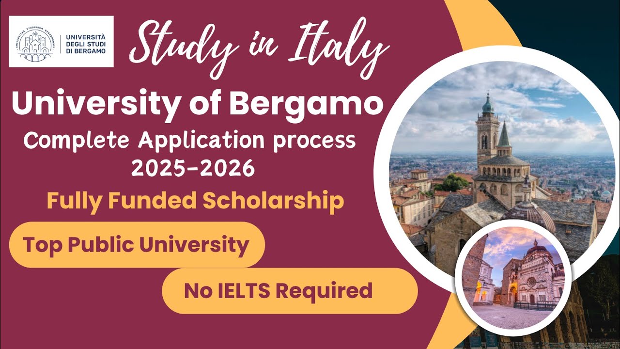 University of Bergamo Application Process 2025 | Step by Step | NO IELTS | Study in Italy 2025