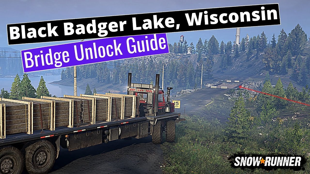 SnowRunner | ALL Bridges - Unlock guide - Black Badger Lake - Wisconsin