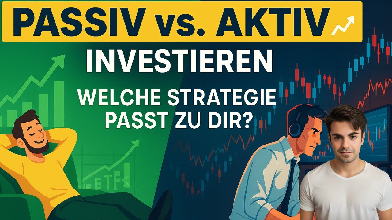 Passiv investieren vs. aktiv 📈 – Welche Strategie passt zu dir?