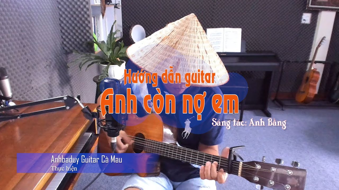 Hướng dẫn Guitar | Điệu BOSTON | Anh còn nợ em | Anhbaduy Guitar Cà Mau
