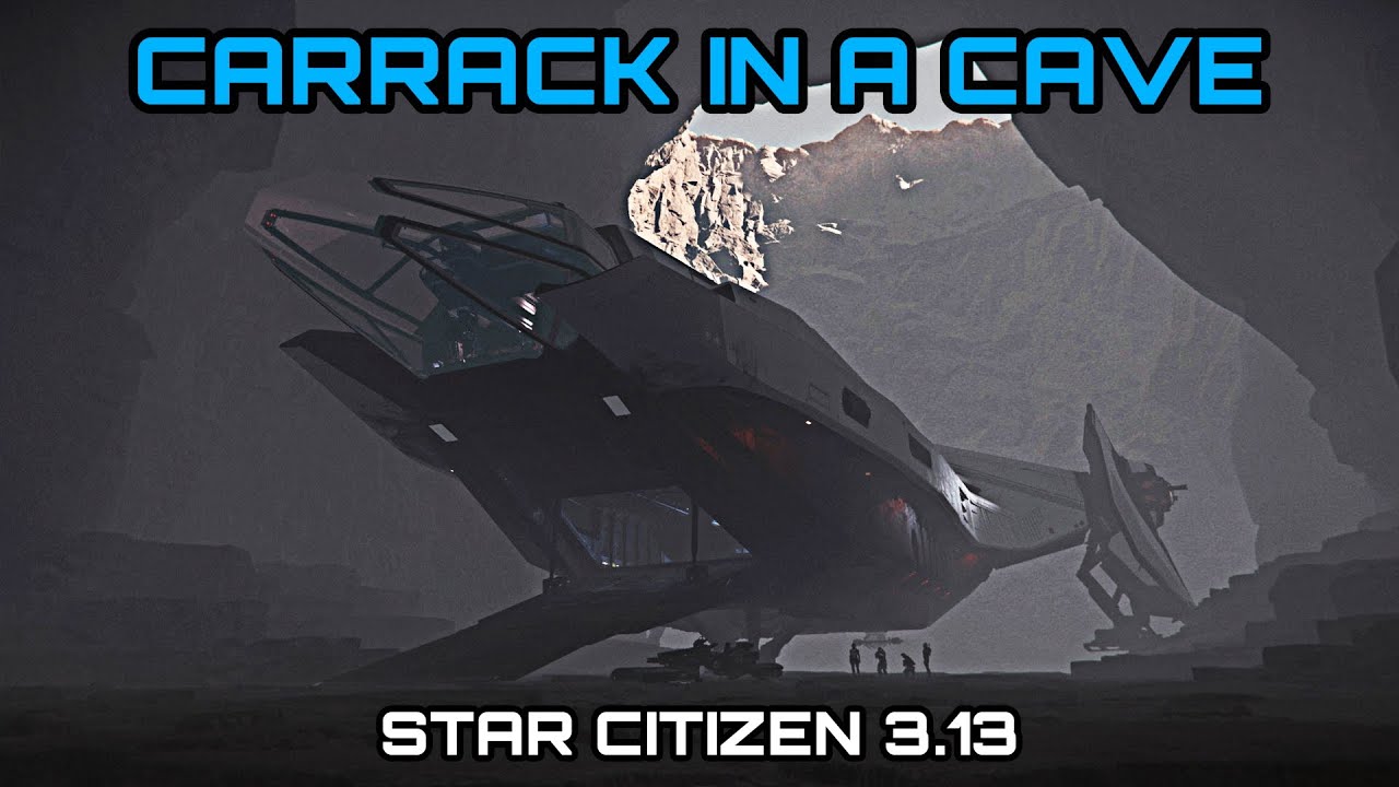 Cave Carrack? Landing inside a sinkhole! - Star Citizen 3.13