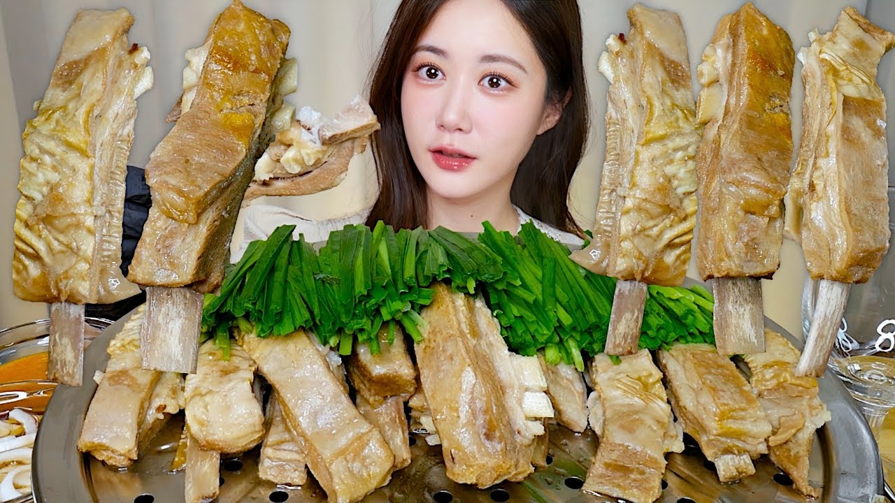 양고기로 몸보신✨뜨끈한 양배갈비 수육 먹방💛양갈비 수육 먹방  Boiled Lamb Ribs ラムリブの煮込み | Mukbang ASMR