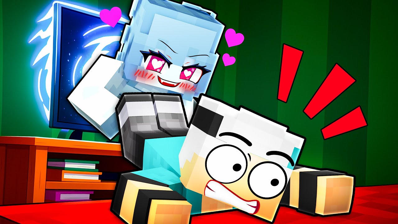 SOU O CRUSH da FANTASMA no Minecraft