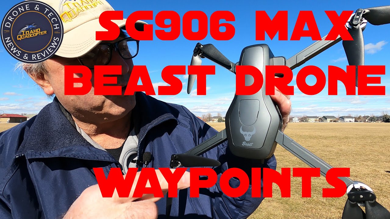 ZLL SG906 MAX Beast Drone waypoint Mission