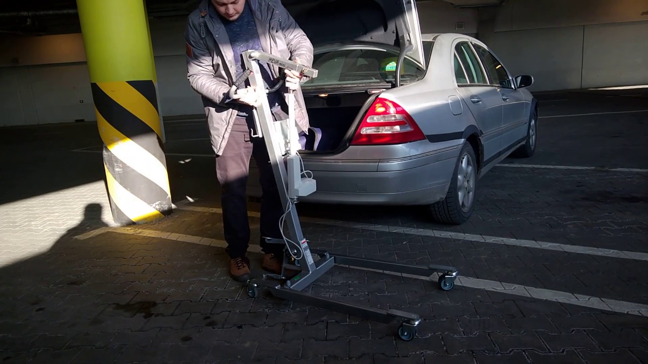 podnośnik meva  mini wersja DUO - transport w samochodzie/ rozkładanie
