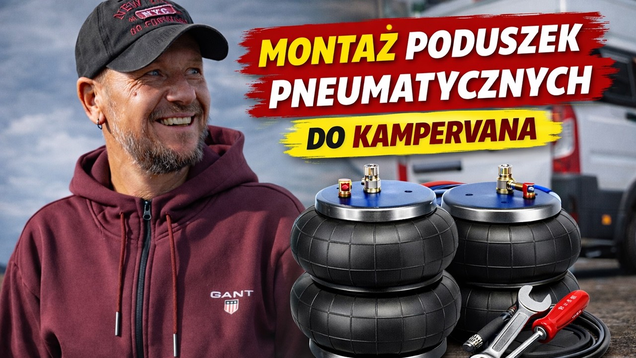 Montaż poduszek pneumatycznych krok po kroku (DIY) - Peugeot Boxer 