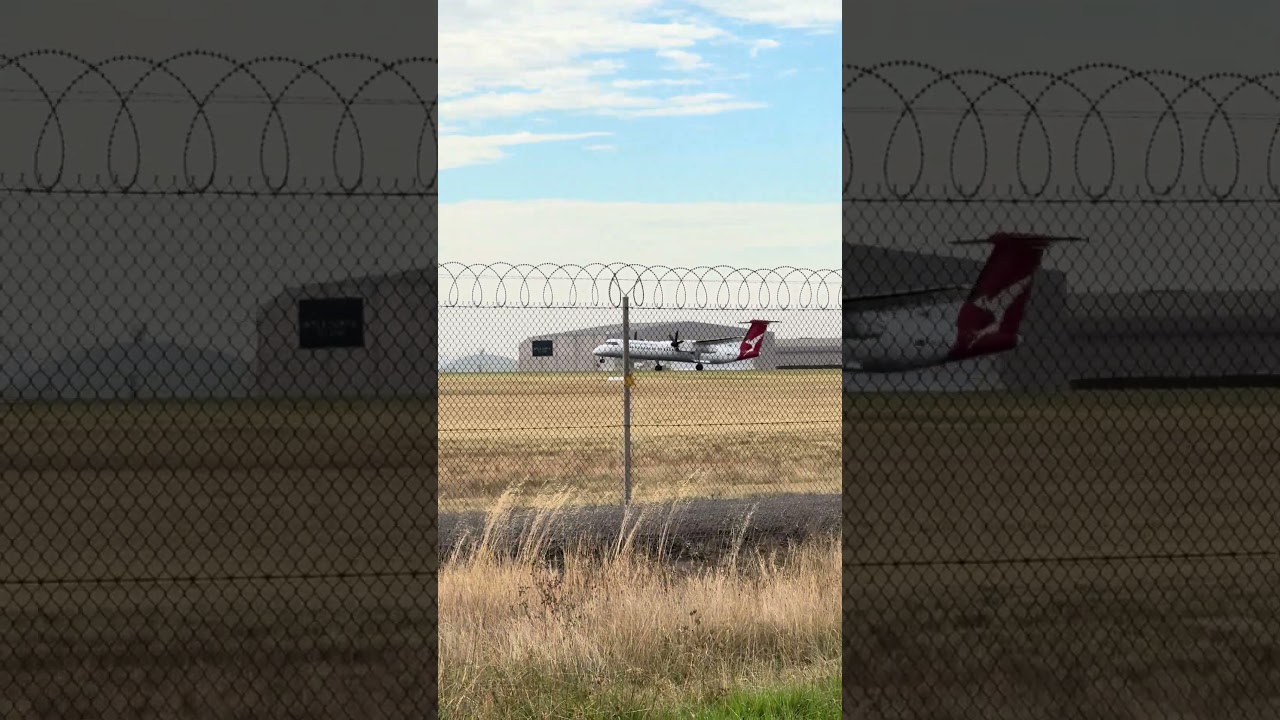 PRZYLOT NA LOTNISKO W MELBOURNE | 28.02.2026 - Qantas Airways QF2407 DH8D EMD-MEL