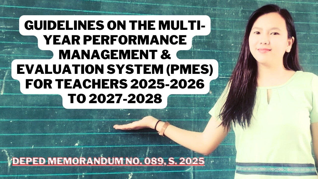 DepEd Memorandum No. 089, s. 2025 - (PMES) 2025 - 2026