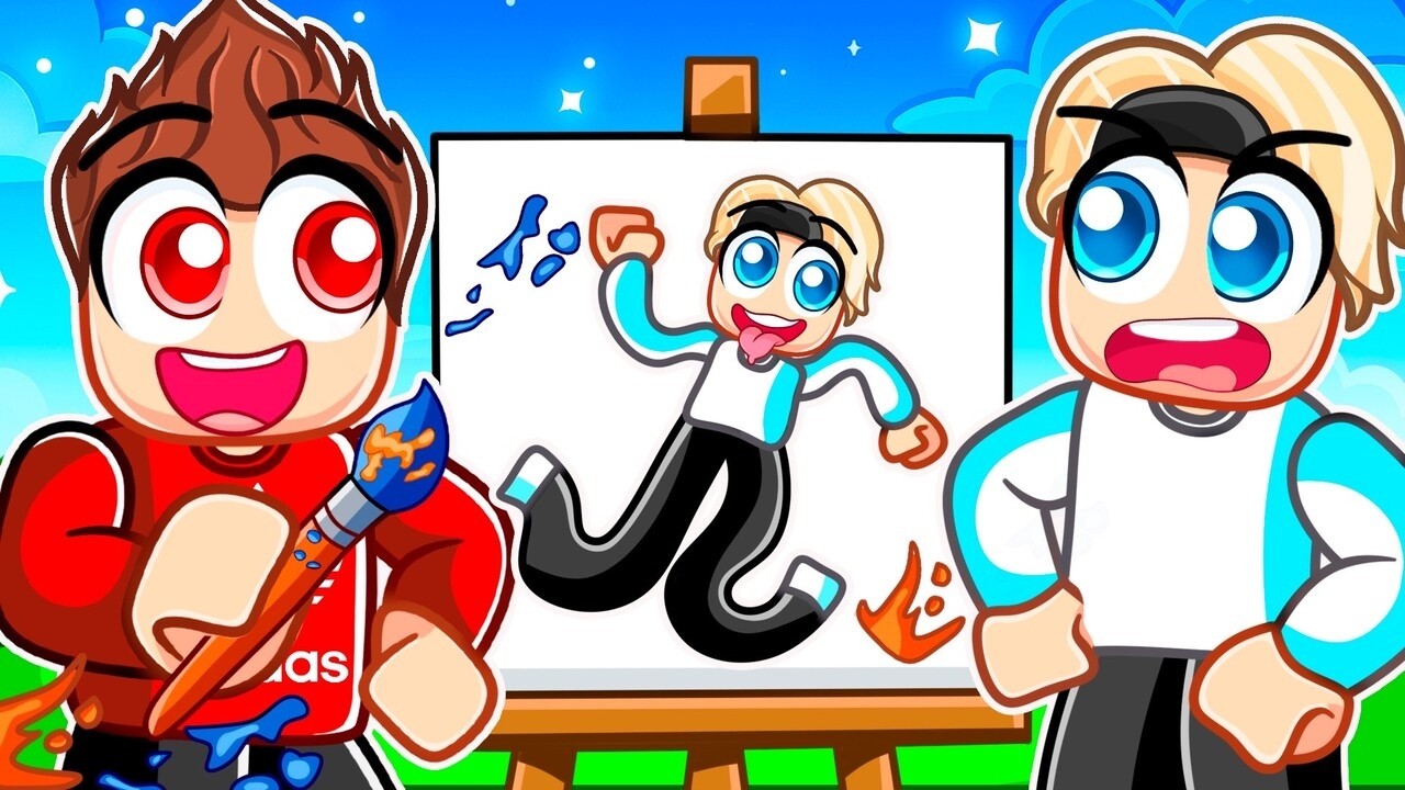 WIR MALEN DIE LUSTIGSTEN BILDER in ROBLOX!
