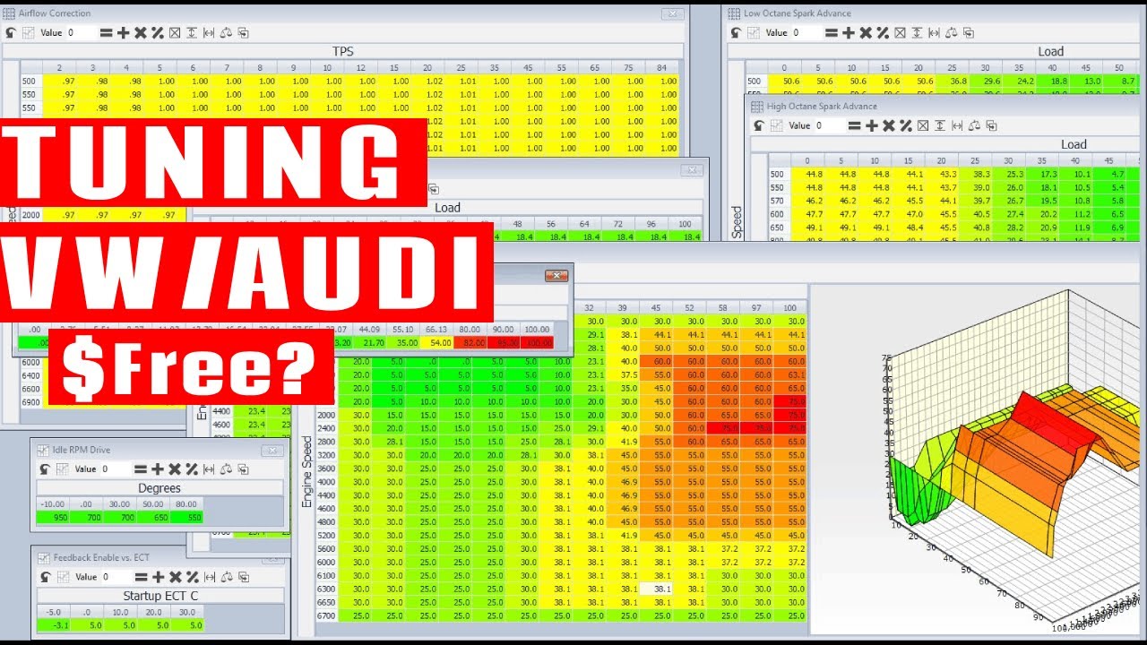 All You Need To Do To Start Tuning A Audi/VW With Free Apps | Tuning