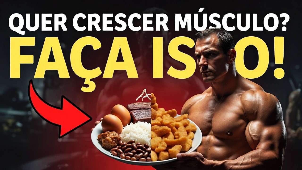 Quer crescer MÚSCULO faça isso.